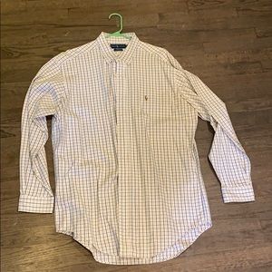 Ralph Lauren Mens Dress Shirt 16.5/34/35 Yellow